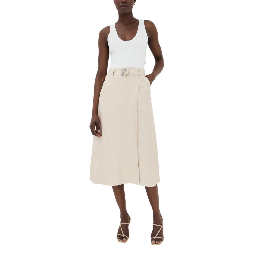 Simkhai Beige Camden Tank Midi Dress Size 2 - Picture 1 of 6